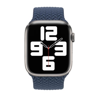 Bracelet Solo tressé pour Apple Watch | 44/45/46/49 mm - Taille 11 - Abyss Blue