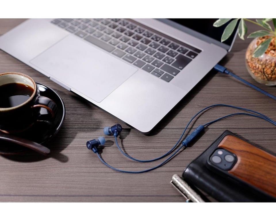 JVC HAFR29UCA casque Avec fil Ecouteurs Appels/Musique USB Type-C Bleu - Neuf