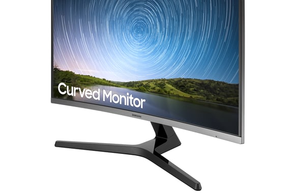 Samsung CR50 Display PC a schermo piatto 68,6 cm (27'') 1980 x 1080 pixel Full HD LCD Blu, Grigio