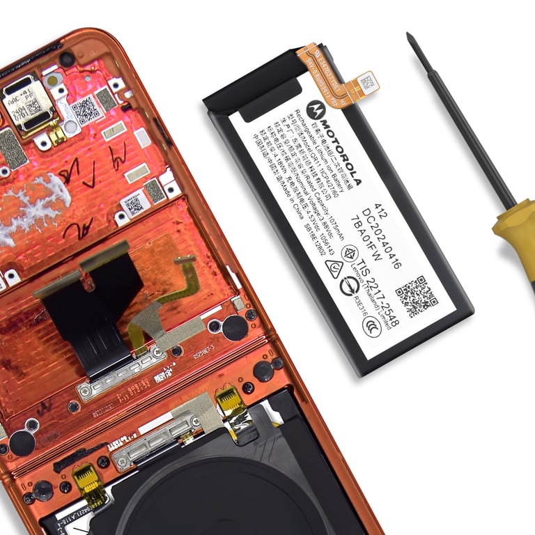 Batterie Secondaire pour Motorola Moto Razr 50 1075mAh QR11 Original Neuf - vue 3