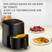 Moulinex Easy Fry Compact EZ145820 Air Fryer 3L 1300W Noir Écran tactile 10 programmes Minuteur Jusqu'à 4 personnes