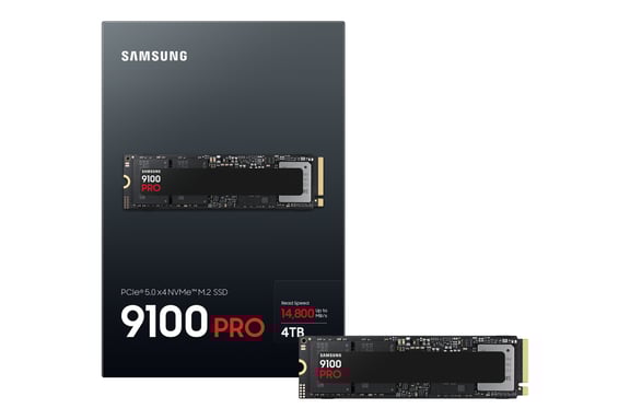 Samsung 9100 PRO PCIe® 5.0 NVMe™ M.2 SSD - 4 TB