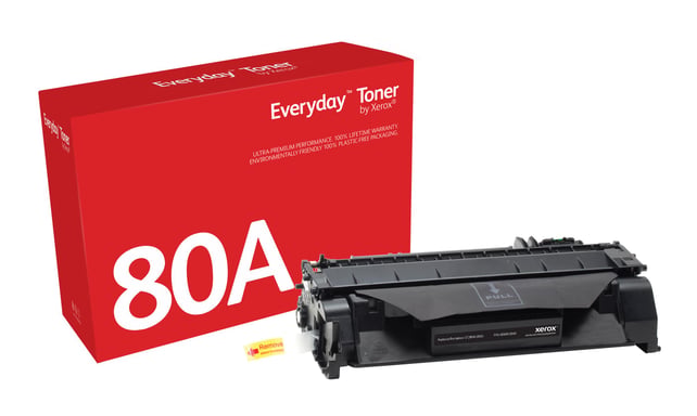 Everyday Toner  di Xerox Nero compatibile con HP 80A CF280A Capacit  standard (TONER BLACK HP 80A - XEROX EVERYDAY)