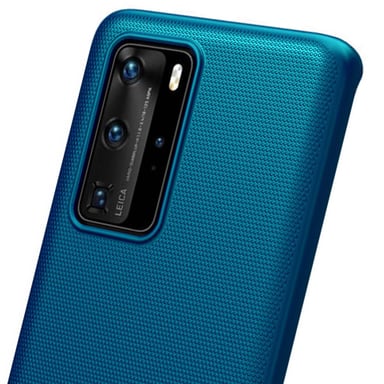 Nillkin Funda para Huawei P40 Serie Super Frosted Shield Compatible con Carga Qi Azul