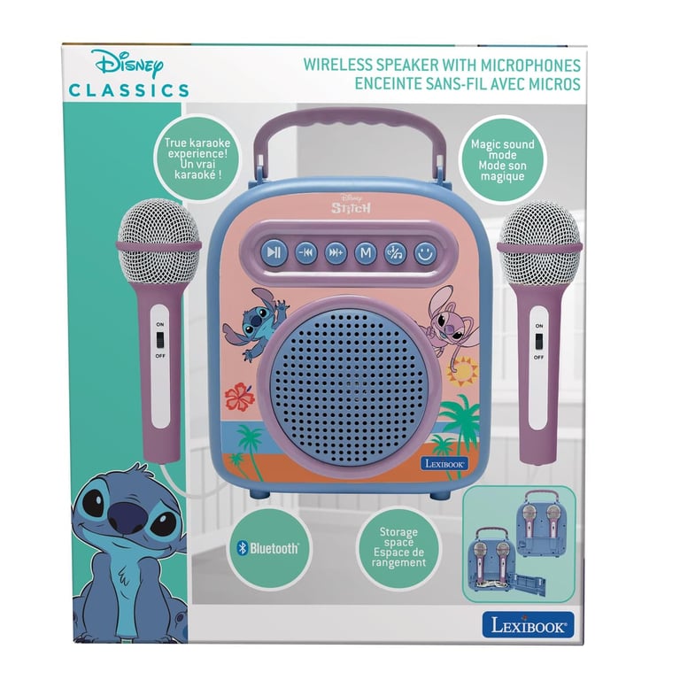 Enceinte Bluetooth Lexibook BTC050D – 2 Micros Inclus, Changement de Voix Magique - vue 5