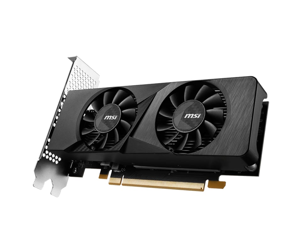 MSI GEFORCE RTX 3050 LP 6G OC carte graphique NVIDIA 6 Go GDDR6 - Neuf