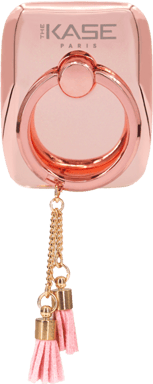 Anello pompon porta smartphone