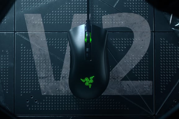 Ratón Razer DeathAdder V2 USB Tipo-A -20000 DPI para diestros