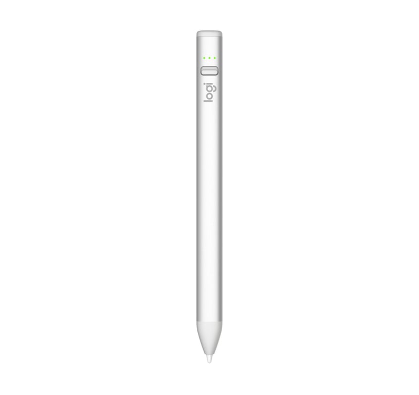 Stylet numérique Logitech Crayon pour modèles iPad avec ports USB C Argent - Neuf