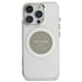Étui Guess IML Metal Colored Circle Classic Logo MagSafe pour iPhone 16 Pro Max gris