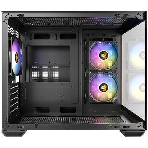 ANTEC Boitier Mini Tour Micro ATX CX600M Wood RGB avec panneaux vitrés - vue 4