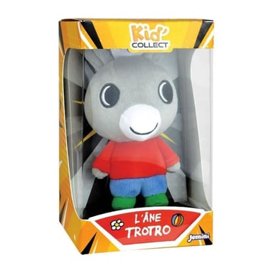 Peluche coleccionable Donkey Trotro - JEMINI - TROTRO - Kid'collect +/- 13 cm