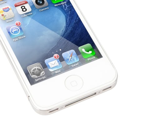 Pellicola schermo per Apple iPhone 4S / 4 amovibile e antigraffi