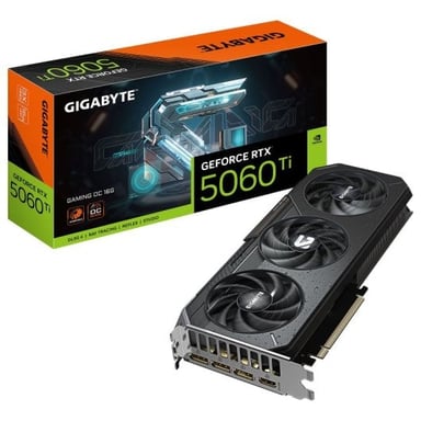 Scheda Grafica Gigabyte GeForce RTX 5060 Ti Gaming OC 16GB - Processore Grafico Ultra Performante