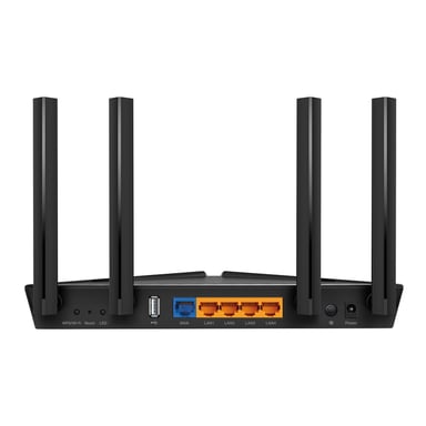 TP-Link Archer AX20 router inalámbrico Gigabit Ethernet Doble banda (2,4 GHz / 5 GHz) Negro