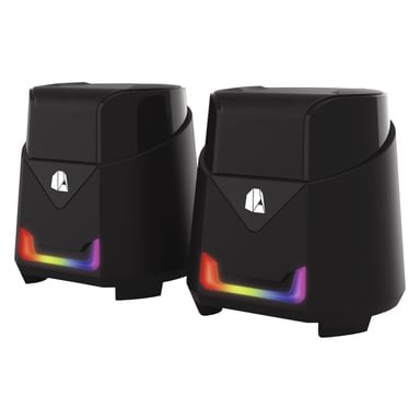 Altoparlanti portatili per videogiocatori Nitropc NS1000, surround a 360º, RGB