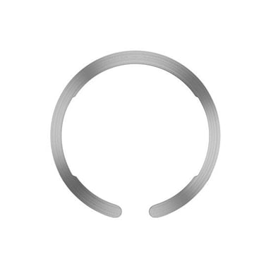 Panzer Glass Anillo MagSafe para iPhone 12 / 13 / 14 / 15 Ultrafino Plateado