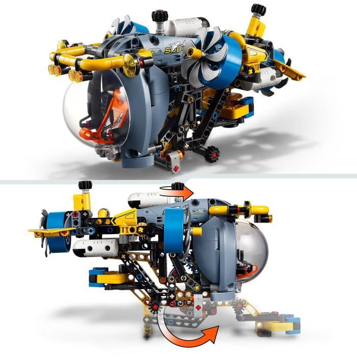 Lego Technic Le Sous Marin De Recherche En Haute Mer 42201 Lego La Boite - vue 5