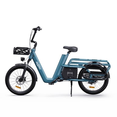 Bici da carico elettrica ONESPORT OT01 pneumatici 20'' motore 650W batteria 48V 27Ah