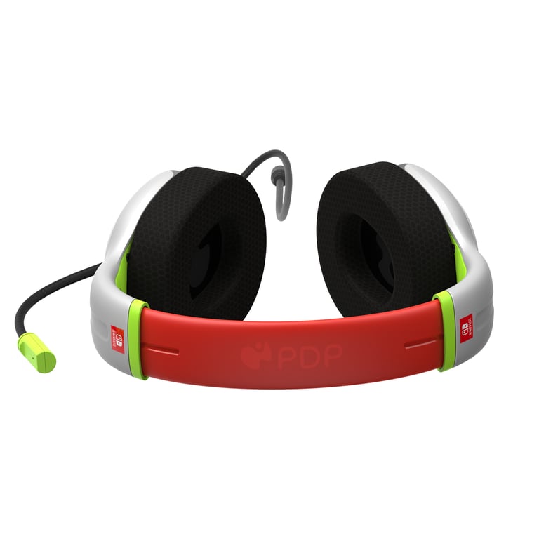 PDP Airlite Casque Avec fil Arceau Gaming Noir, Vert, Rouge, Blanc - Neuf