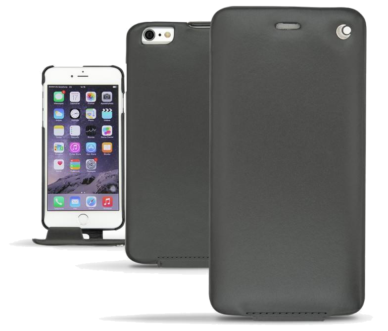 Housse cuir Apple iPhone 6 - Rabat vertical - Noir - Nappa - Black - NOREVE