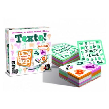 Texto : Jeu d'Observation et de Rapidité avec Mots