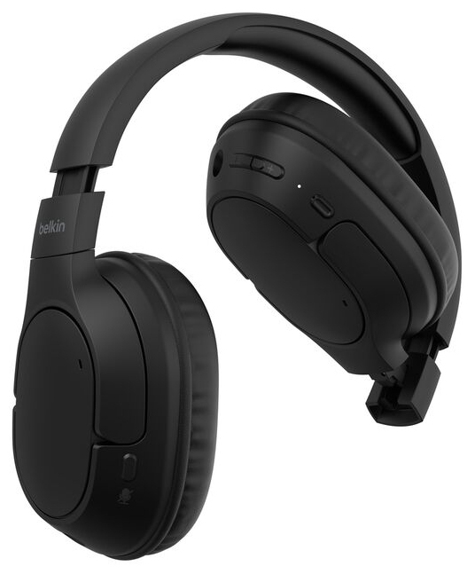 Belkin AUD009HQBK casque Casques Sans fil Arceau Appels/Musique USB Type-C Bluetooth Noir - Neuf