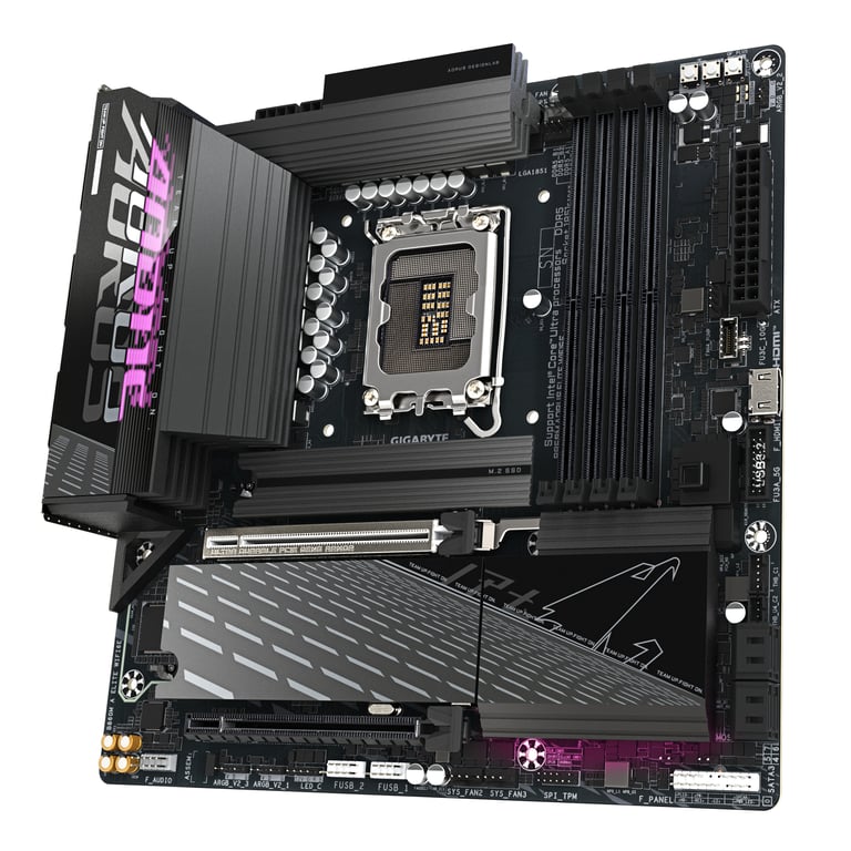 Gigabyte B860M AORUS ELITE WIFI6E - vue 2