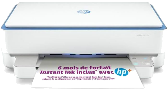 HP Envy 6010e Imprimante tout-en-un Jet d'encre couleur Copie Scan - Idéal pour la famille - 6 mois