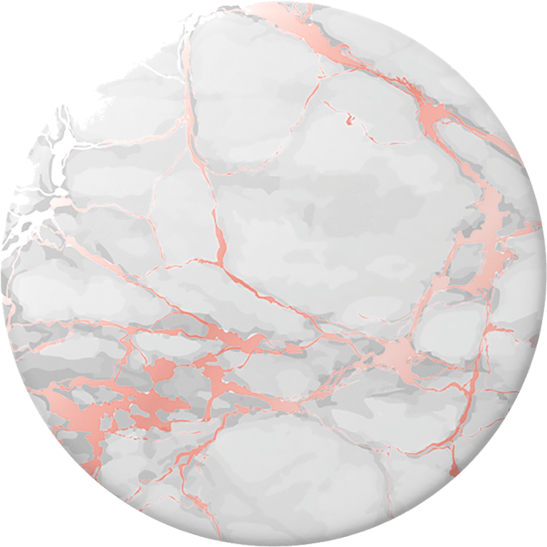 PopSockets Grip Rose Gold Lutz Marble colourful