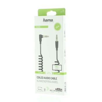 Hama Flexi-Slim câble audio 1,5 m 3,5mm Noir