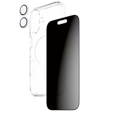 Panzer Glass Pack de Protección 3 en 1 para iPhone 17 Modelo Insignia Confidencialidad Transparente