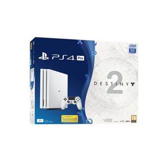 Console PlayStation 4 1 To Glacier Blanche (PS4) + Destiny 2
