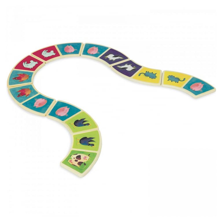 Dominos de la Ferme en Bois Jeu Éducatif Vilac Neuf - vue 3