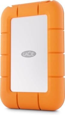 LaCie STMF2000400 lecteur à circuits intégrés externe 2 To USB Type-C USB 3.2 Gen 2x2 Gris, Orange