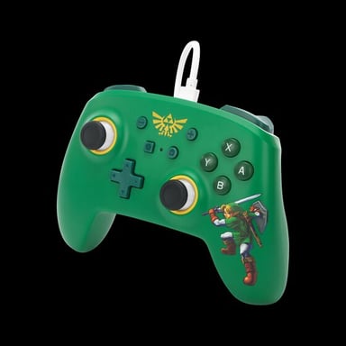 PowerA NSGP0199-01 accessoire de jeux vidéo Vert, Blanc, Jaune USB Manette de jeu Nintendo Switch