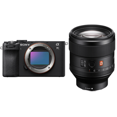 Cámara híbrida Sony A7C II Noir + FE 85mm f/1.4 GM + Ebook ''20 consejos para fotos que impactan''