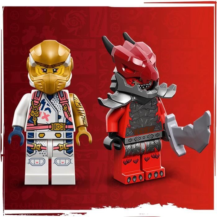 LEGO Ninjago La toupie Spinjitzu du Dragon de Sora Jeu de Construction avec 2 éléments de Pouvoir et 2 minifigurines Idée Cadeau pour garçons et Filles dès Amateurs de la série TV 71824 - vue 3