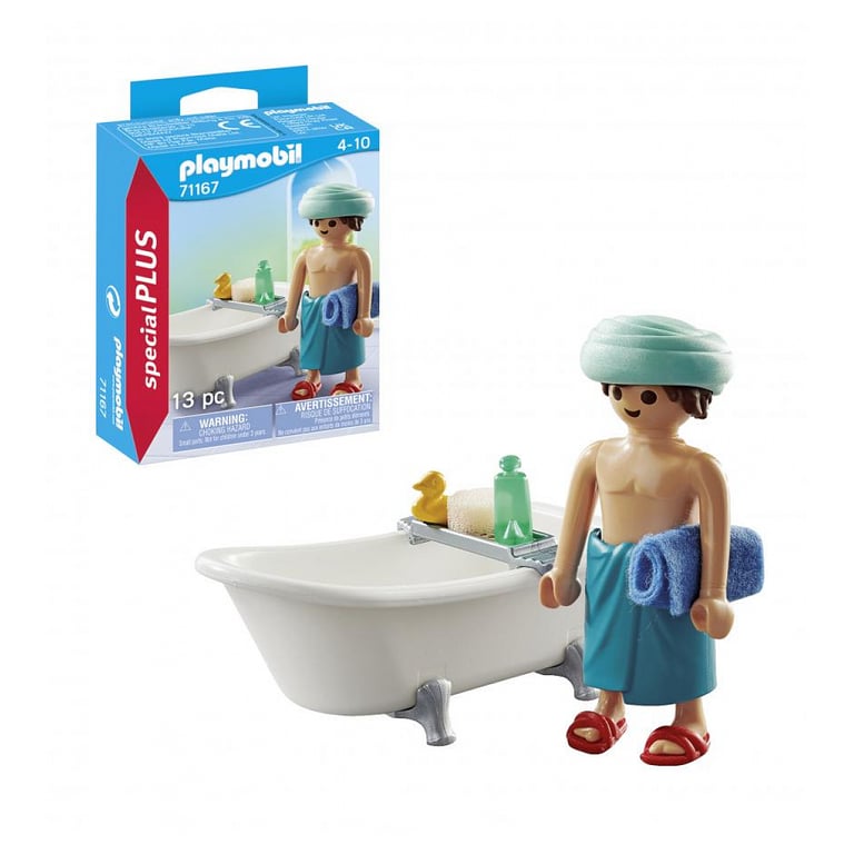 Homme Et Baignoire Playmobil La Boîte - vue 2