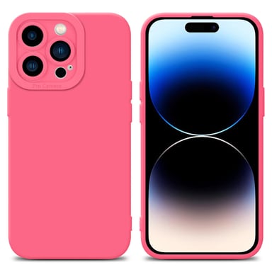 Coque pour Apple iPhone 14 PRO MAX en FLUID ROUGE Housse de protection Étui en silicone TPU flexible