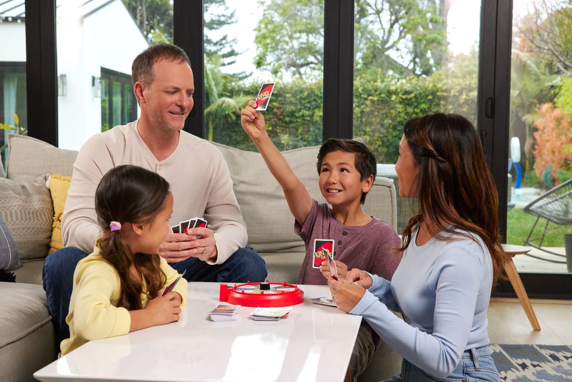 Jeu de Cartes Mattel Games UNO Wizz – Roue Interactive, À Partir de 7 Ans - vue 4