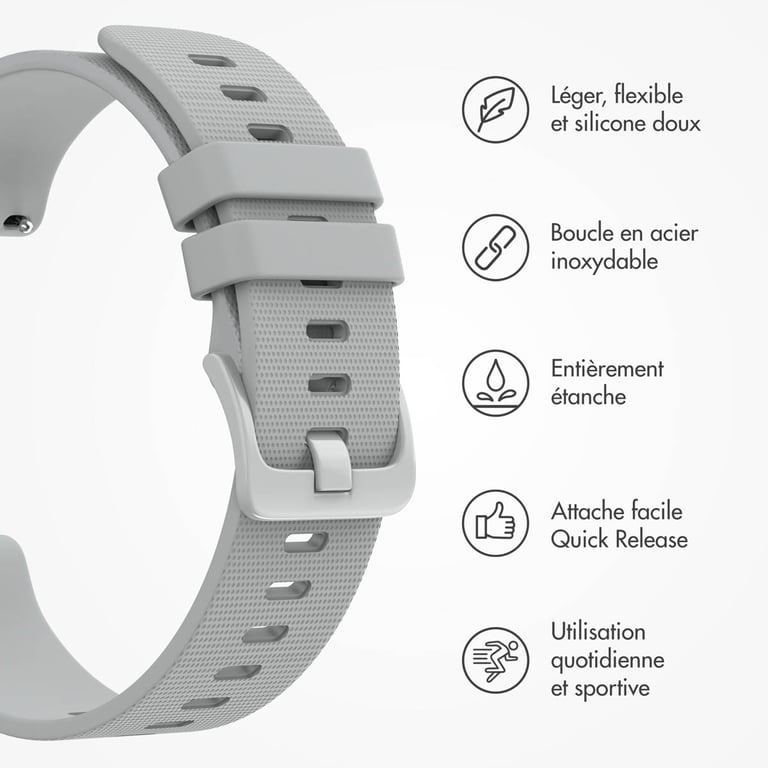 imoshion Pr3267 - Connexion universelle 20 mm - Gris - Neuf