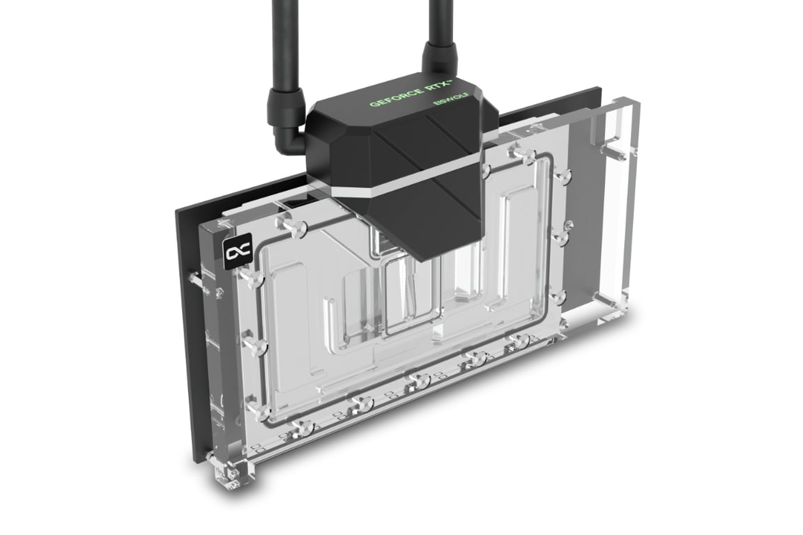 Alphacool Eiswolf 2 AIO Carte graphique Refroidisseur de liquide tout-en-un 12 cm Noir, Transparent 1 pièce(s)