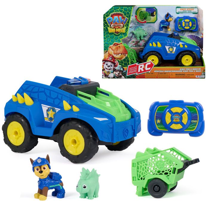 Véhicule Rc Tow & Dash Chase La Pat Patrouille Le Film Mission Dino SPINMASTER A Partir De - vue 3