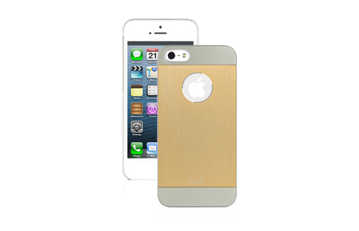 Moshi iGlaze Armour coque de protection pour téléphones portables Housse Or Apple iPhone 5