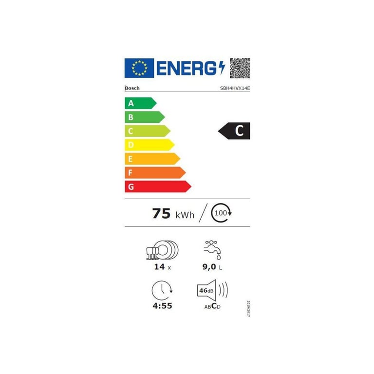 Lave-Vaisselle Bosch SBH4HVX14E – 14 Couverts, 46 dB, Home Connect - vue 3