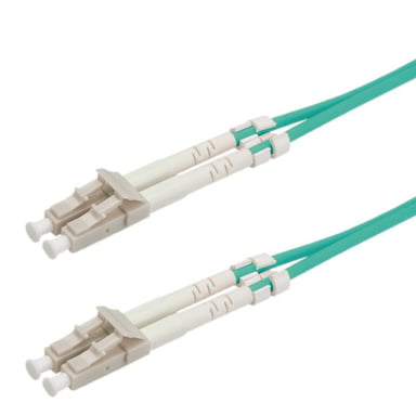 ROLINE FO Jumper Cable 50/125µm OM3, LC/LC, Low-Loss-Connector 15m Cable de fibra óptica e InfiniBand Turquesa