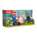 MARIO - Set de 3 figuras del Reino Champiñón - 10 cm - JAKKS - 491160