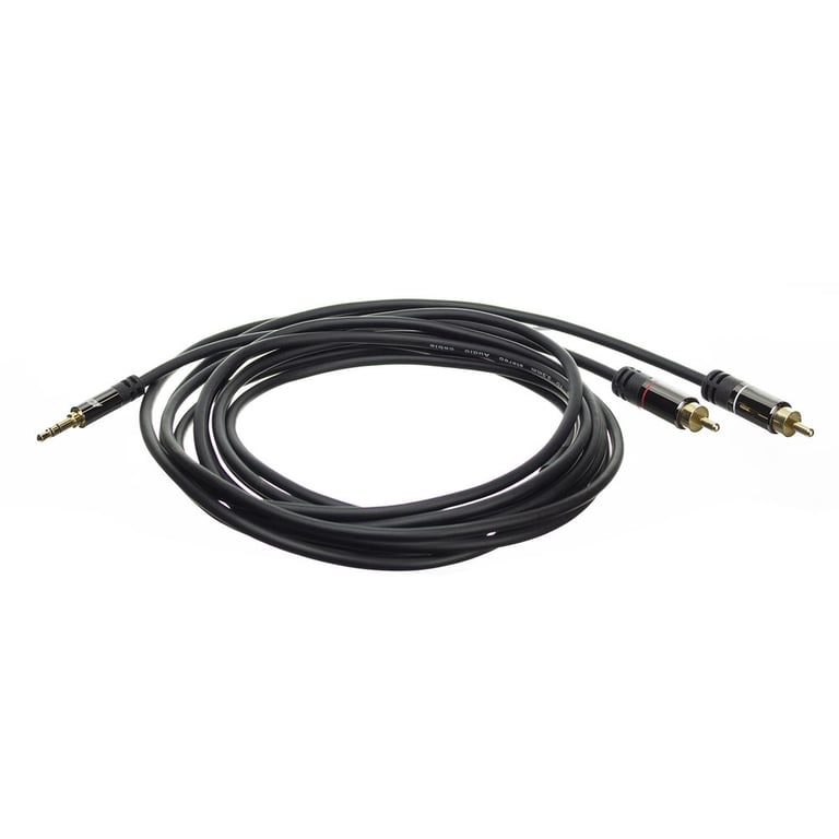ACT AC3605 cavo audio 1,5 m 3,5 mm 2 x RCA Nero
