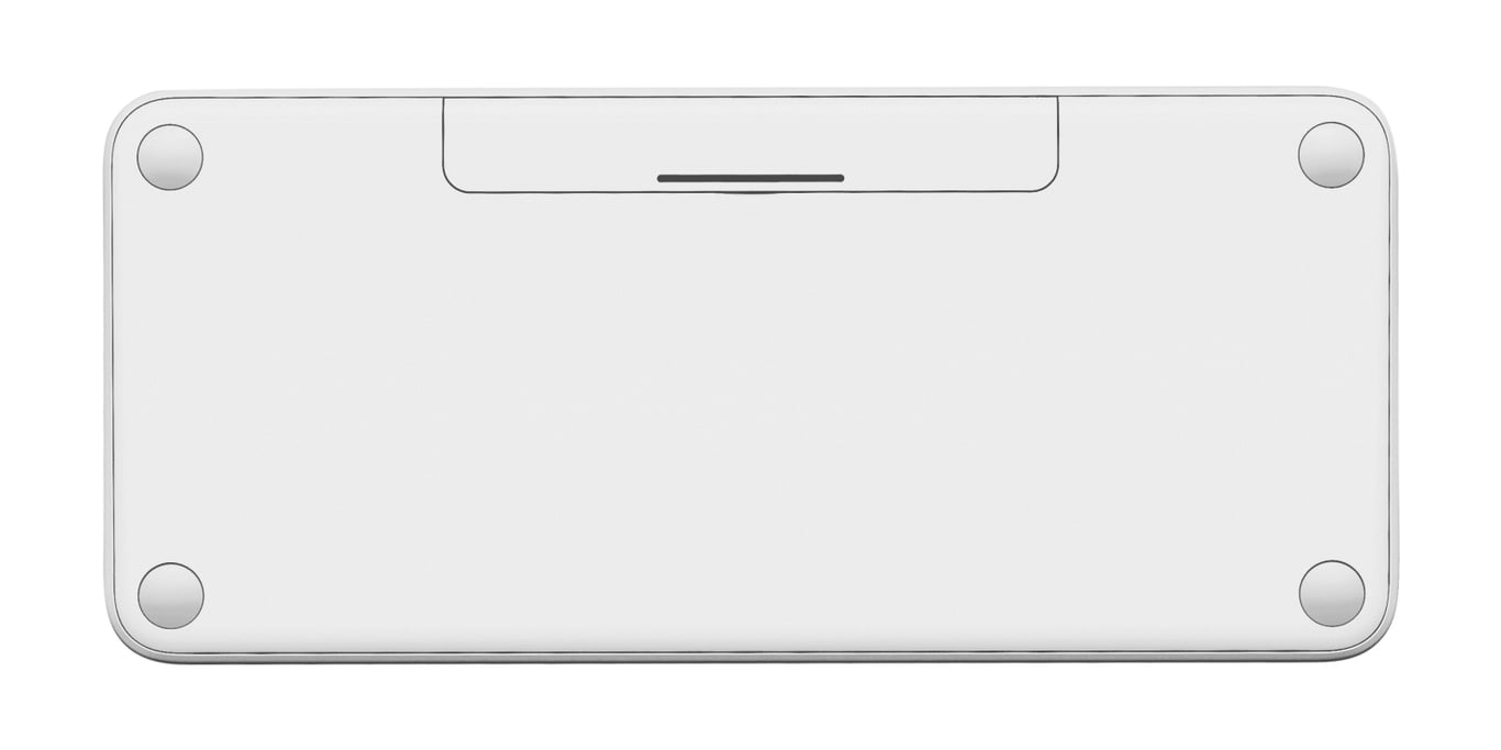 Logitech K380 for Mac Multi-Device Bluetooth Keyboard teclado AZERTY Francés Blanco